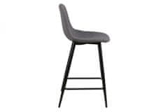 Design Scandinavia Barski stol Wanda (SET 2 kosa), svetlo siva