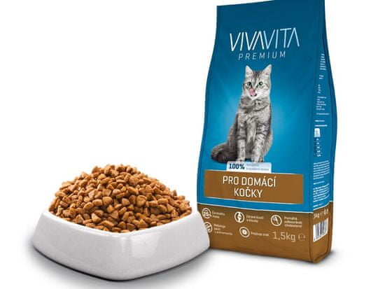 vivavita briketi za domače mačke, 1,5 kg