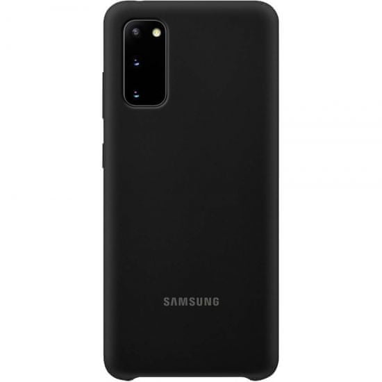Samsung Galaxy S20 Plus ovitek, silikonski, črn