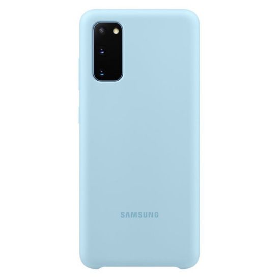 Samsung ovitek za Samsung Galaxy S20, silikonski, svetlo moder (EF-PG980TLE)