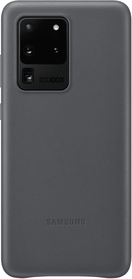 Samsung ovitek za Samsung Galaxy S20 Ultra, usnjen, siv (EF-VG988LJE)