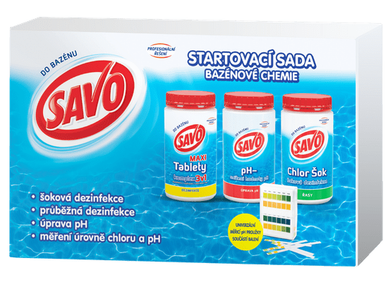 Savo Startovací sada bazénové chemie