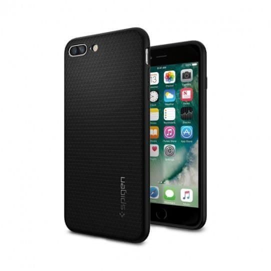Spigen silikonski ovitek Liquid Air za iPhone 7/8 Plus, črna