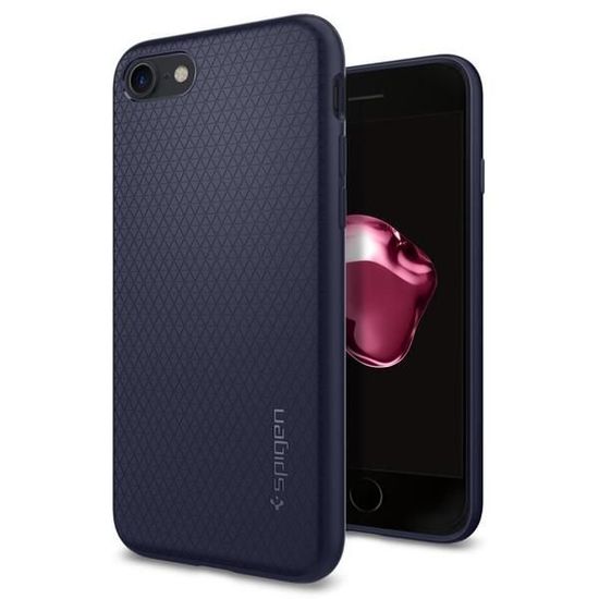 Spigen Liquid Air silikonski ovitek za iPhone 7/8/SE 2020, temno modra