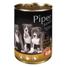 Piper Junior piščančji želodci in rjavi riž 400 g