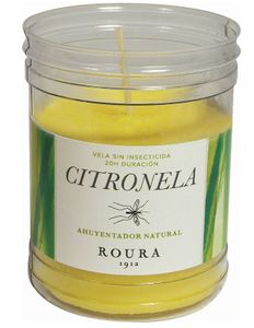 Roura sveča v lončku Citronela, 90 x 62 mm