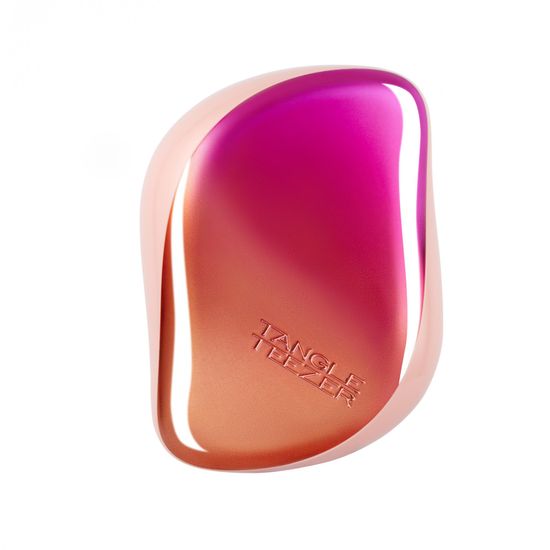 Tangle Teezer Compact Styler krtača, Peach Pink Ombre Chrome