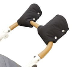 Soft rokavice za voziček, črne