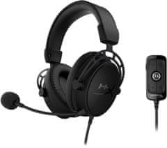 HyperX Cloud Alpha S gaming slušalke, USB, črne