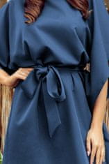 Numoco Ženska mini obleka Sofia temno modra S/M