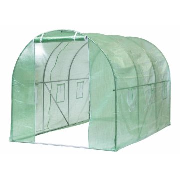 Vidaxl Rastlinjak 3,5x2x2 m zelen