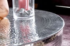 Bruxxi Kavna mizica Faus, 75 cm, srebrna