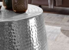 Kavna mizica Faus, 60 cm, srebrna