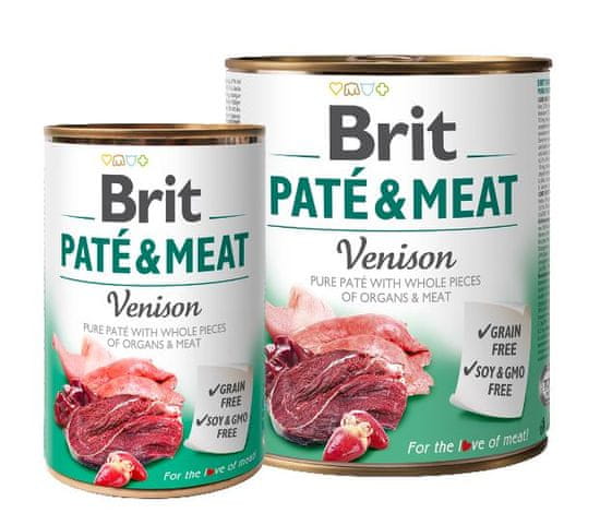 Brit Pate & Meat mokra hrana za pse, divjačina, 400 g