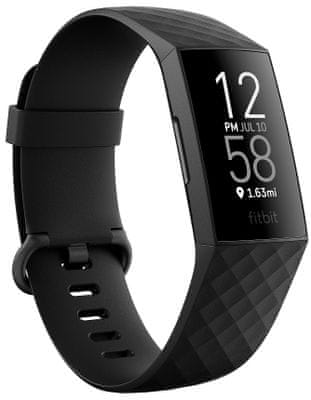 Fitnes zapestnica Fitbit Charge 4, brezkontaktna plačila, GPS, multi šport, cone srčnega utripa, merjenje spanja, dolga življenjska doba, nepremočljiva