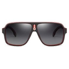 Dubery Alpine 4 sončna očala, Red Black / Gray