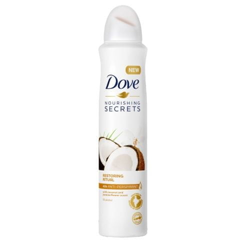 Dove Nourishing Secrets Coconut & Jasmine Flower dezodorant v razpršilu, 150 ml
