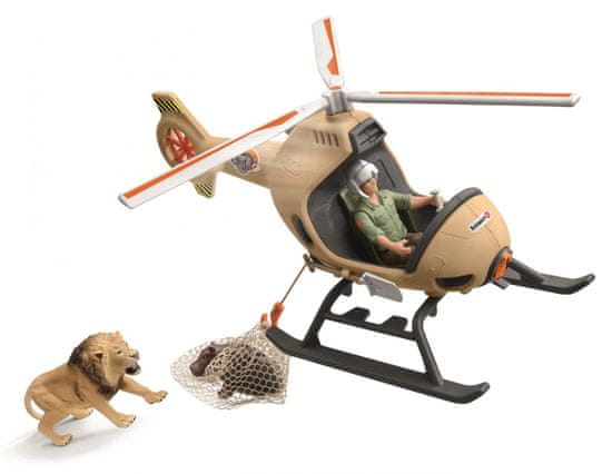 Schleich 42476 Reševalni helikopter za živali