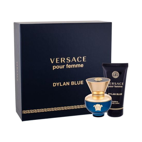 Versace Pour Femme Dylan Blue set, parfumska voda, 30 ml + mleko za telo, 50 ml