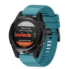 BStrap Silicone Acton pašček za Garmin Fenix 5s / 5s Plus, dark teal