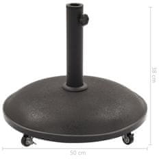 Vidaxl Podstavek za senčnik iz betona okrogel 25 kg