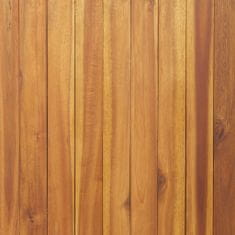 Greatstore Visoka greda z loncem 33,5x33,5x60 cm trden akacijev les