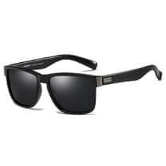 Dubery Chicago 1 sončna očala, Bright Black / Black