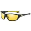 Dubery George 3 sončna očala, Black & Silver / Yellow