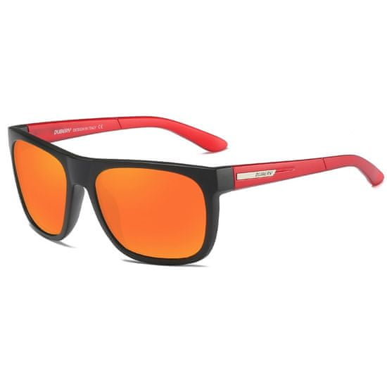 Dubery Newton 5 sončna očala, Black & Red / Orange