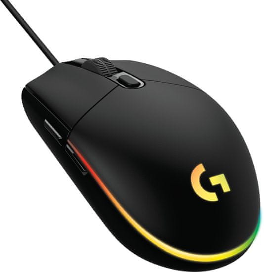 Logitech g102 lightsync gaming miška, črna | komponentko