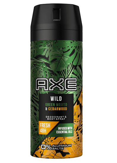 Axe Green Mojito & Cedarwood deodorant v razpršilu, 150 ml