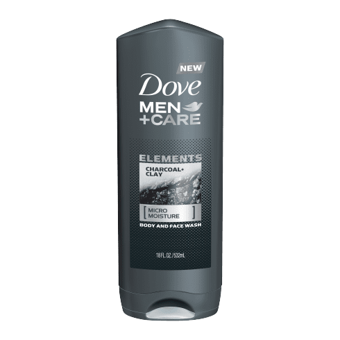 Dove Men+Care Charcoal & Clay gel za prhanje, 250 ml