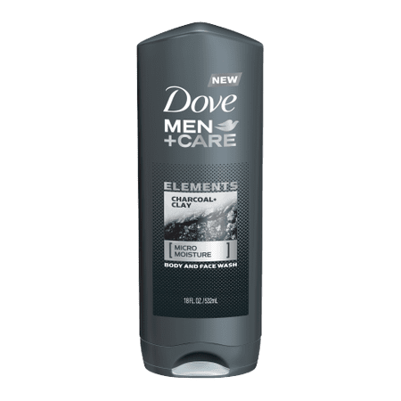 Dove Men+Care Charcoal & Clay gel za prhanje, 250 ml