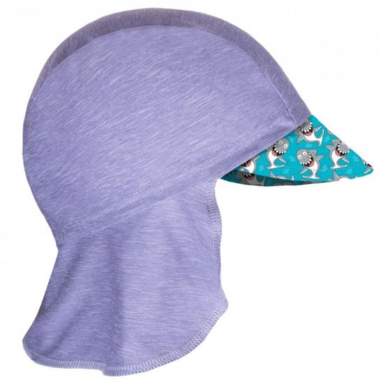 Unuo fantovska funkcijska kapa s šiltom z podaljšano zasnovo UV 50+ Morski psi, podaljšana