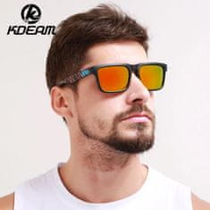 KDEAM Quincy 20 sončna očala, Black / Red