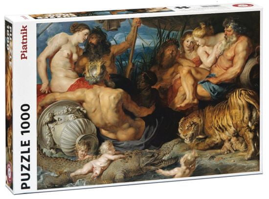 Piatnik Rubens Štiri rajske reke sestavljanka, 1000 kosov