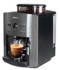 Krups Essential popolnoma samodejni espresso kavni aparat, temno siv (EA810B70)