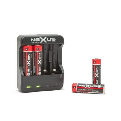 Nexus USB polnilec za NI-MH / CD polnilne baterije