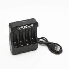 Nexus USB polnilec za NI-MH / CD polnilne baterije