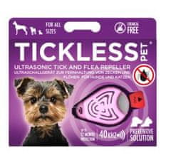 Tickless Pet ultrazvočni odganjalec klopov in bolh, roza
