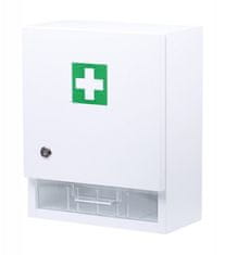 ŠTĚPAŘ Stenska omarica za prvo pomoč za 30 oseb – beli dekor