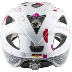 Alpina Sports Ximo otroška kolesarska čelada, belo-roza, 45-49