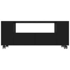 Vidaxl TV omarica črna 120x35x43 cm iverna plošča
