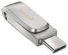 Ultra Dual Drive Luxe USB ključek, 32 GB, srebrn