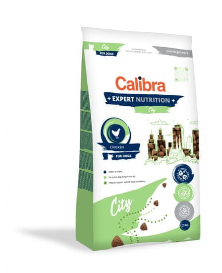 Calibra Expert Nutrition City hrana za pse s piščancem, 2 kg