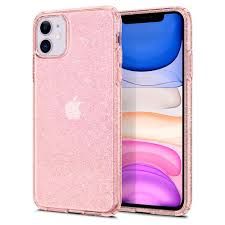 Spigen ovitek za iPhone 11, Liquid Crystal Glitter, roza