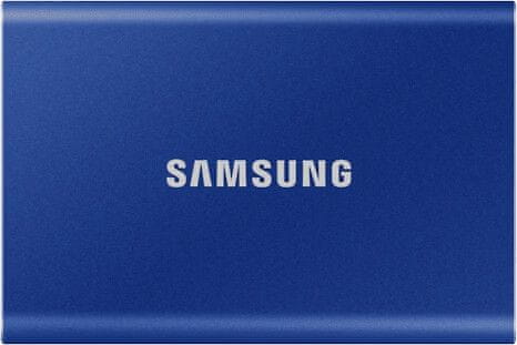 Samsung T7 SSD zunanji trdi disk, 500 GB, Type-C, modr