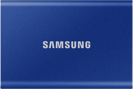 Samsung T7 SSD zunanji trdi disk, 1 TB, Type-C, modr