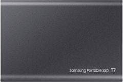 Samsung T7 SSD zunanji trdi disk, 500 GB, Type-C, siv