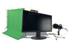 Steelplay Pro HD Streamers 4-in-1 Pack komplet, mikrofon, kamera, zaslon, stojalo